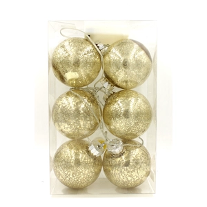 Aangepast opknoping kerst Plastic bal