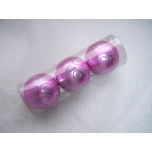 Distinctive Plastic Decorating Christmas Ball