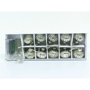 Durable Decorative Lighted Glass Ball Ornaments
