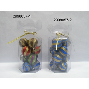 Ausgezeichnete Qualität 6cm Set Weihnachtskugel