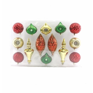 Hot selling promotional plastic christmas ball set