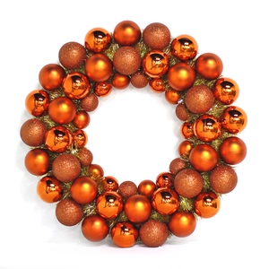 Inexpensive Hot Selling Plastic Christmas Ball Wreath