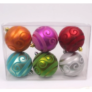 Neues Design Topfen Plastic Christmas Ball