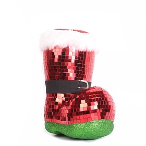 Popular Inexpensive Christmas Mirror Shoe Ornament