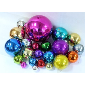 Onsplinterbaar traditionele Multi-Color glanzende & mat kerst bal