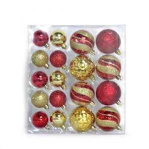Shatterproof high quality plastic Christmas decorative ball