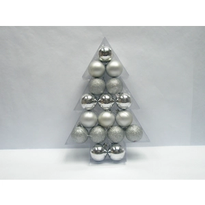 Baumform gemischt Finish Weihnachtskugel