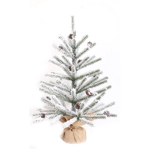 Unique slim mini tabletop artificial christmas trees