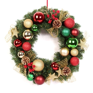 exclusivo melhores decorações de grinaldas de Natal 45cm