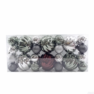 wholesale decorative personalised colorful plastic christmas ball