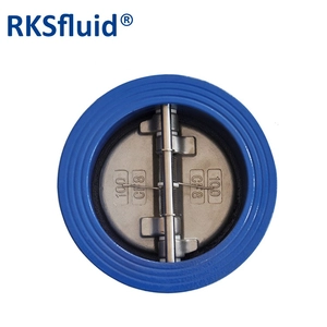 ANSI PN16 cf8 ductile iron EPDM seat dual plate wafer non return type check valves DN200