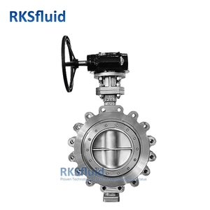 API Industrial Valve WCB DN200 DN250 Worm Gear Steel Stains Stail