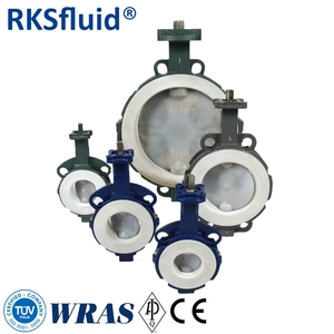 Кислота и щелочь Рабочие условия PTFE дроссельные клапаны