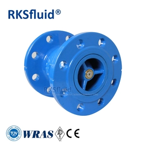 BS en Factory Direct Flange Ends 연성 주철 사일런트 체크 밸브 DN100 PN16 비 슬램 체크 밸브