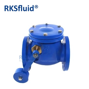 BS5153 cinese BS5153 Controllare il prezzo GGG50 EPDM NBR Resilienti Resilienti Flangia Swing Valvola di controllo PN16 con leva e peso del conteggio