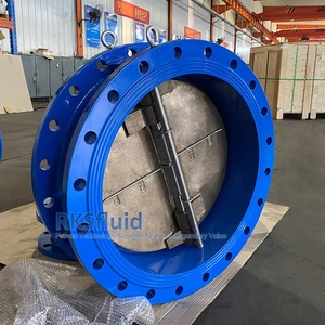 Din Ansi Standard DN80 PN16 Iron Duttile EPDM NBR Wafer Valvole di ritegno a doppia piastra di varie dimensioni disponibili