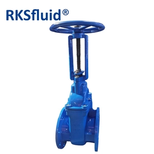โรงงานโดยตรงขายส่ง BS EN1092 คุณภาพดี OS & Y GATE VALVE DUCTILE Cast IRON RISING RASING METAL VALVE ประตูวาล์ว DN300 PN10