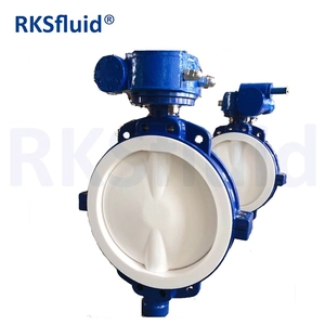 PTFE type valve filled ptfe valve ptfe lined valve distributor
