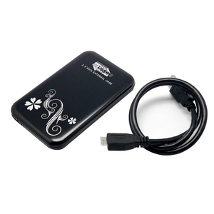 China ES2512 (black) 2.5 inch SATA HDD Enclosure manufacturer