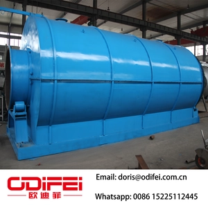 China Batch type used tyre recycling plant to fuel oil for wholesales manufacturer