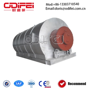 China Batch type waste tire pyrolysis oil equipment manufacturer