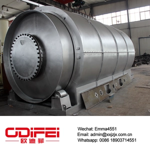 China Environment-friendly and pollution-free tyre pyrolysis plant manufacturer