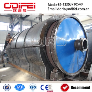 China Waste tire recycling pyrolysis plant manufacturer