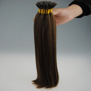 Китай 0.5g per strand double drown nano ring hair extension производителя