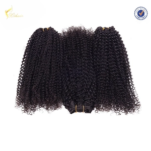 Cina 100% Human Brazilian Human Hair Weaves different types of expression curly weave hair for black women produttore