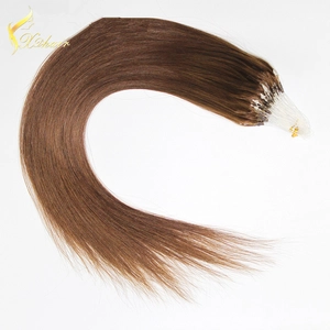 中国 100 Virgin Brazilian Hair Micro Ring Human Hair Extensions メーカー