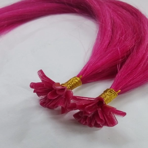Cina 10A 100% cuticle remy russian 0.9g wholesale pre bonded keratin itip hair extensions remy human produttore