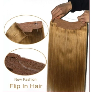 Cina 120G Double Drawn Brazilian Flip in hair extension produttore