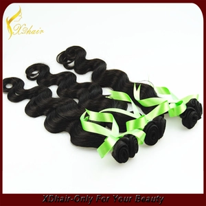 中国 2015 Wholesale Price 16"closure+18 18 18 18inch 7a brazilian Loose Wave Virgin hair brazilian hair weave 制造商