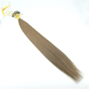 Cina 2016 High Quality Double Drawn Flat tip 100% human hair produttore