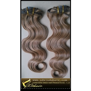 중국 2016 Wholesale price remy top quality ombre clip on hair extensions natural hair 제조업체