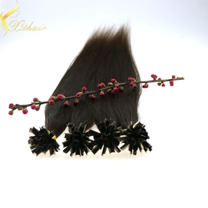 China 2016 double drawn unprocessed remy u tip hair russian hair 1g strands Hersteller