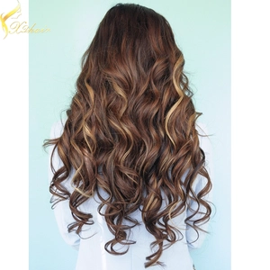 중국 2016 hot selling factory wholesale price no tangle no shedding balayage remy cuticle intact hair 제조업체