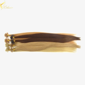 Chine 2016 no shedding no tangle nail hair extension remy u tip keratin human hair extension fabricant