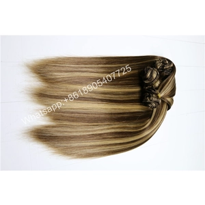 중국 2017 Fashionable and cheap Brazilian 100% remy human hair clip in hair 제조업체