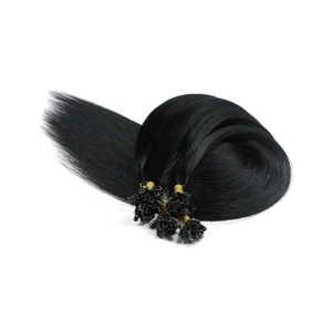 China Alibaba 20" nail tip 0.5g/strand remy U tip keratin human hair extensions, nail tip hair extension, keratin hair Hersteller