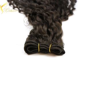 porcelana Alibaba stock price top quality brazilian remy virgin brazilian kinky curly hair fabricante
