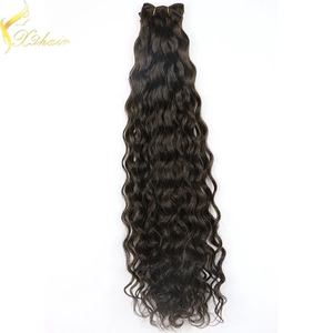 Chine Alibaba stock price top quality curly hair weave for black women fabricant