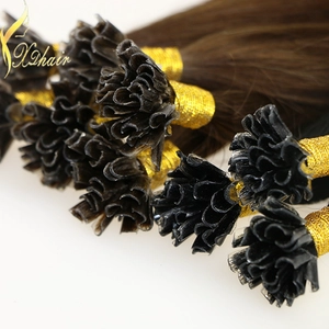 porcelana Best Quality Double Drawn Thick Bottom Factory Price keratin glue nail tip hair fabricante