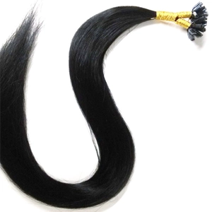 China Best quality humanhair extension U tip natural black hair pre bonded  non remy human hair indian Hersteller