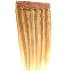 중국 Best selling double weft double drawn cheap one piece clip in body wave hair extension 제조업체