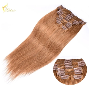 중국 hot new hair Double drawn 7a luxury all textures human hair extensions clips,clip in hair extensions 제조업체