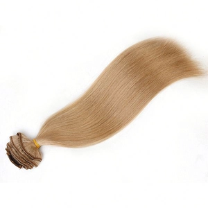 China Cheap clip on hair extensions with high are easiest and most popular hair extensions , 100% human remy hair with natural feeling manufacturer