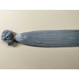 중국 Cheap grey color Clip In Hair Extensions 제조업체