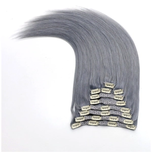 중국 Chinese supplier top quality remy cuticle double drawn China Sex Clips Wholesale Hair 제조업체