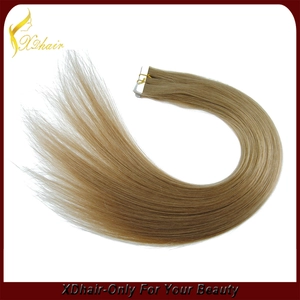 중국 Double Drawn Blonde Tape Hair Extention 제조업체